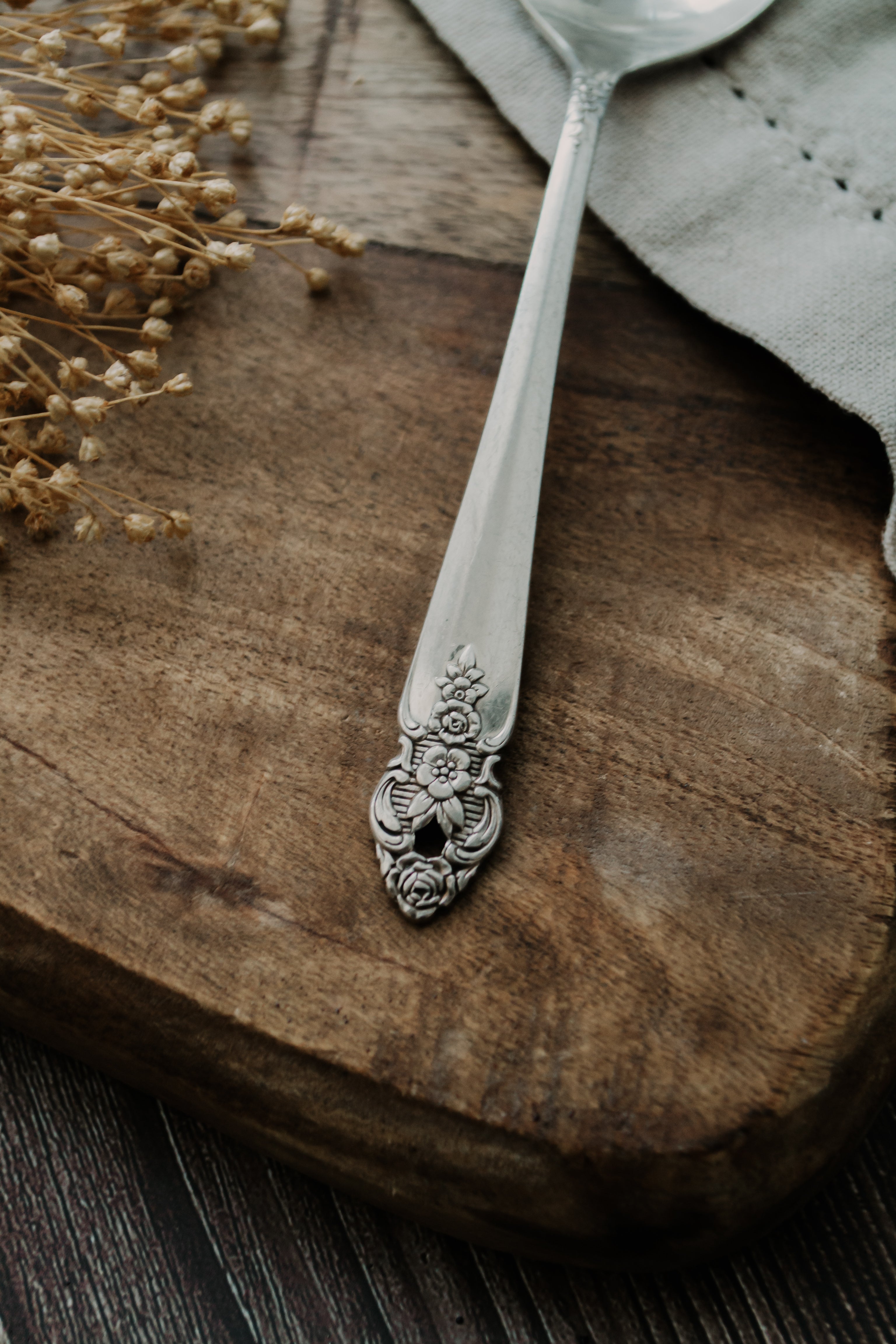 Cuillère atypique "la CUISINE du CHEF" - sous le sable design - grisbleu