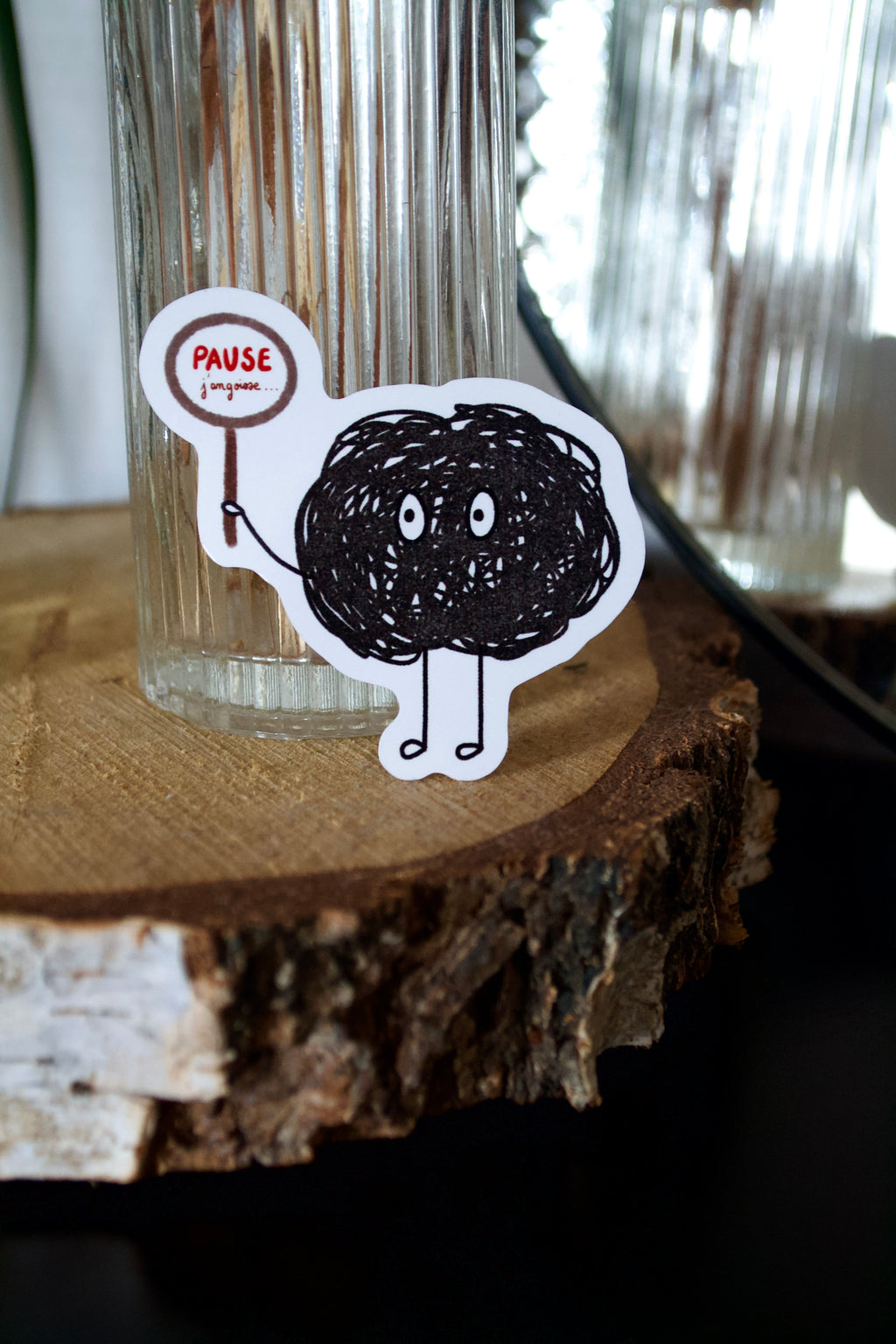 Stickers "PAUSE j'angoisse"