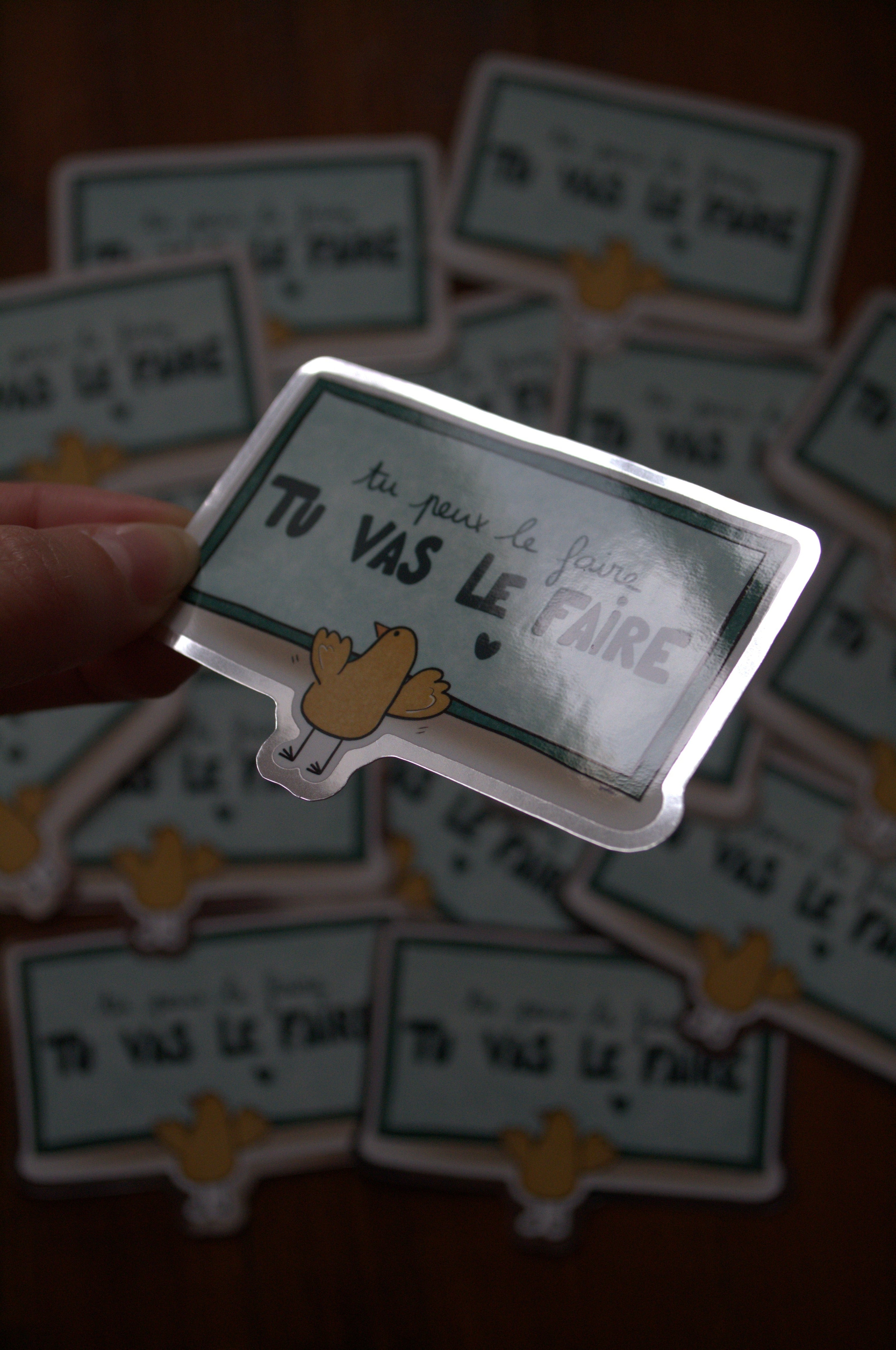 Stickers "Tu peux le faire. TU VAS LE FAIRE"