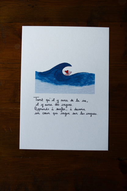 Illustration "Tant qu'il y aura des vagues"