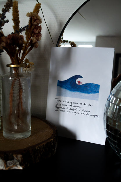 Illustration "Tant qu'il y aura des vagues"