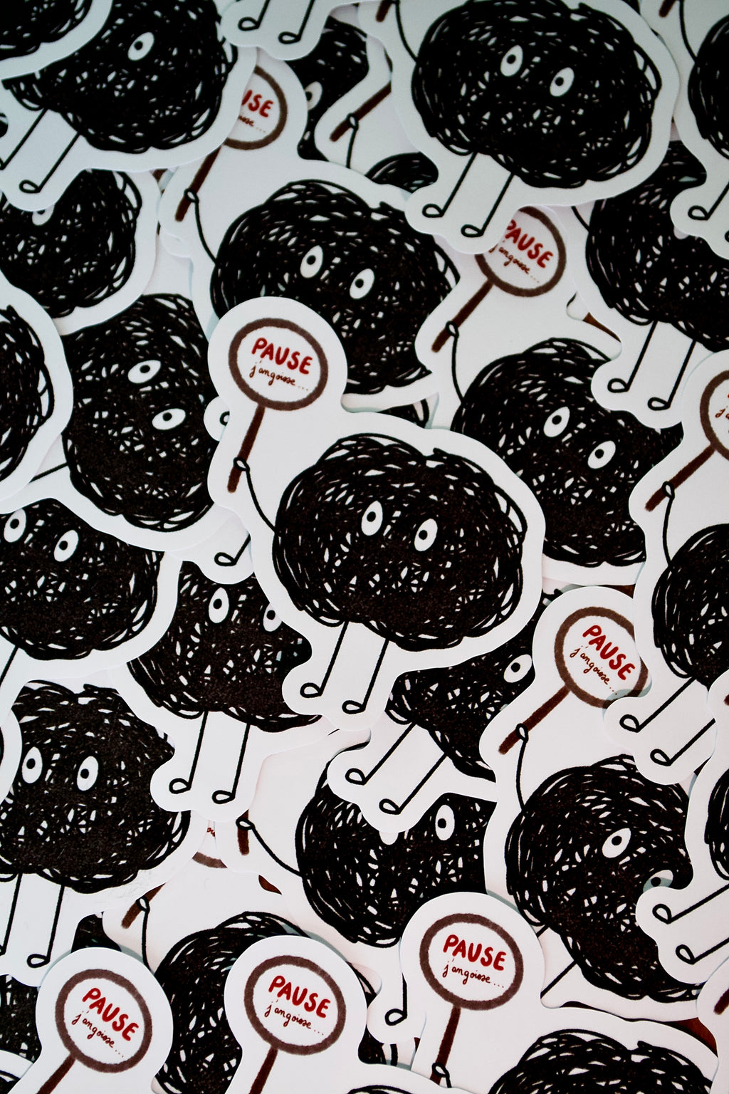 Stickers "PAUSE j'angoisse"