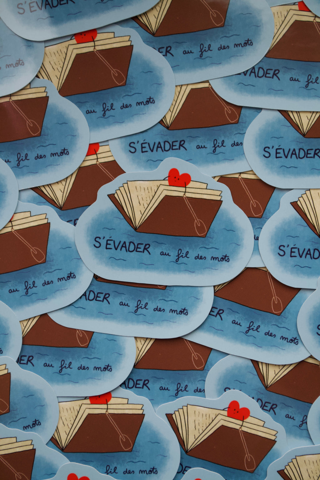 Stickers "S'EVADER au fil des mots"