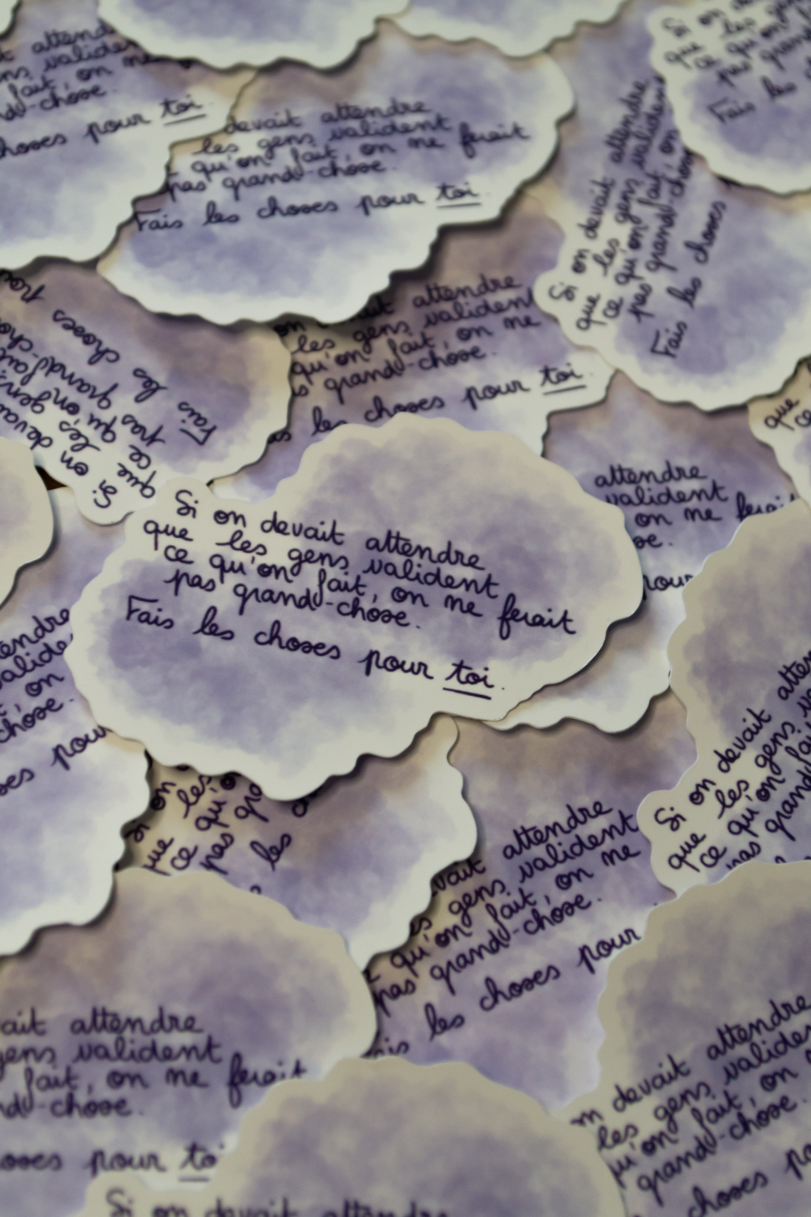 Autocollant citation