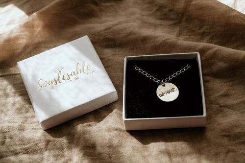 Bracelet "amour" - sous le sable design - grisbleu