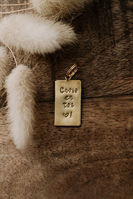 Réconfortant "Crois en toi !" - sous le sable design - grisbleu