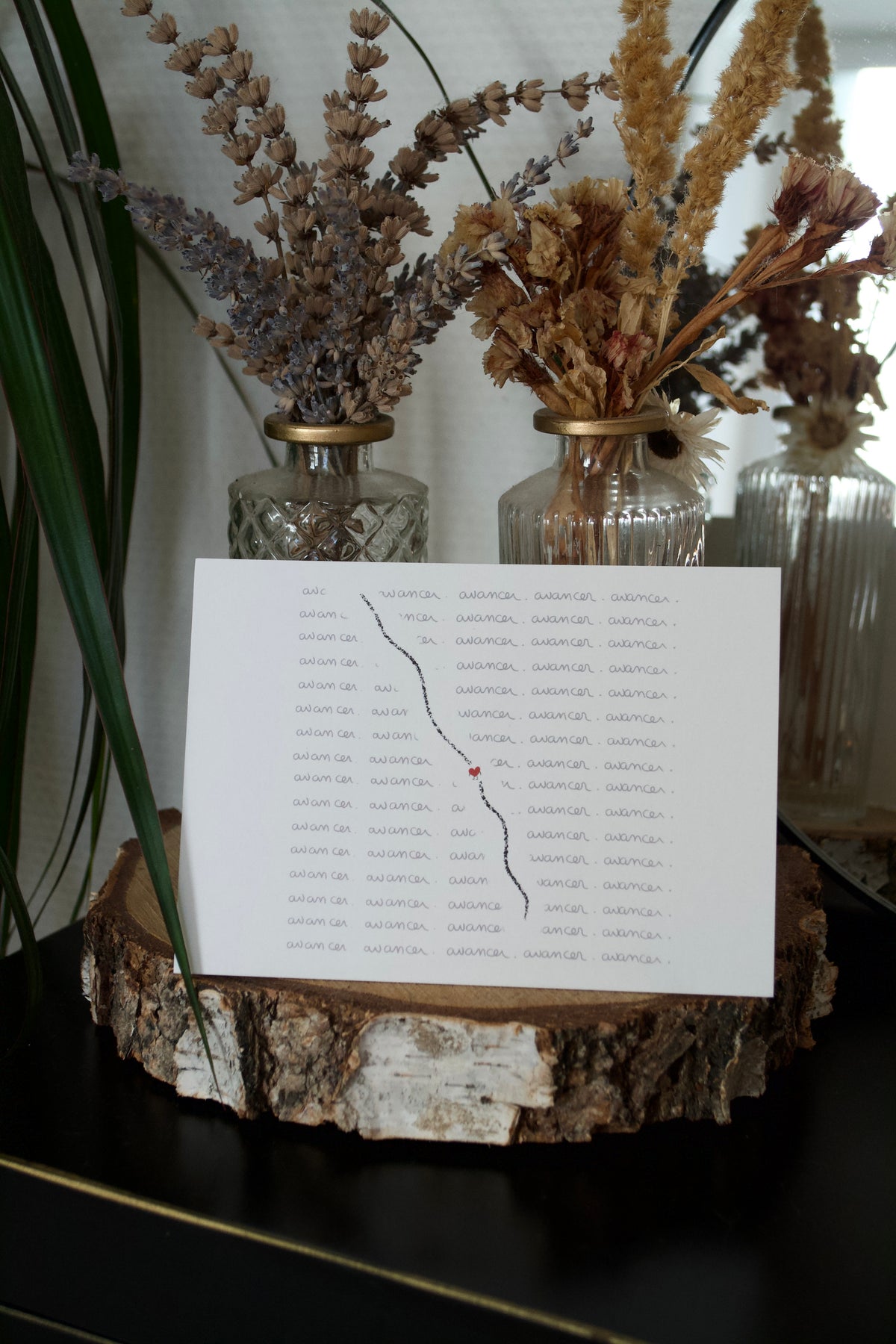 Carte "avancer avancer avancer"
