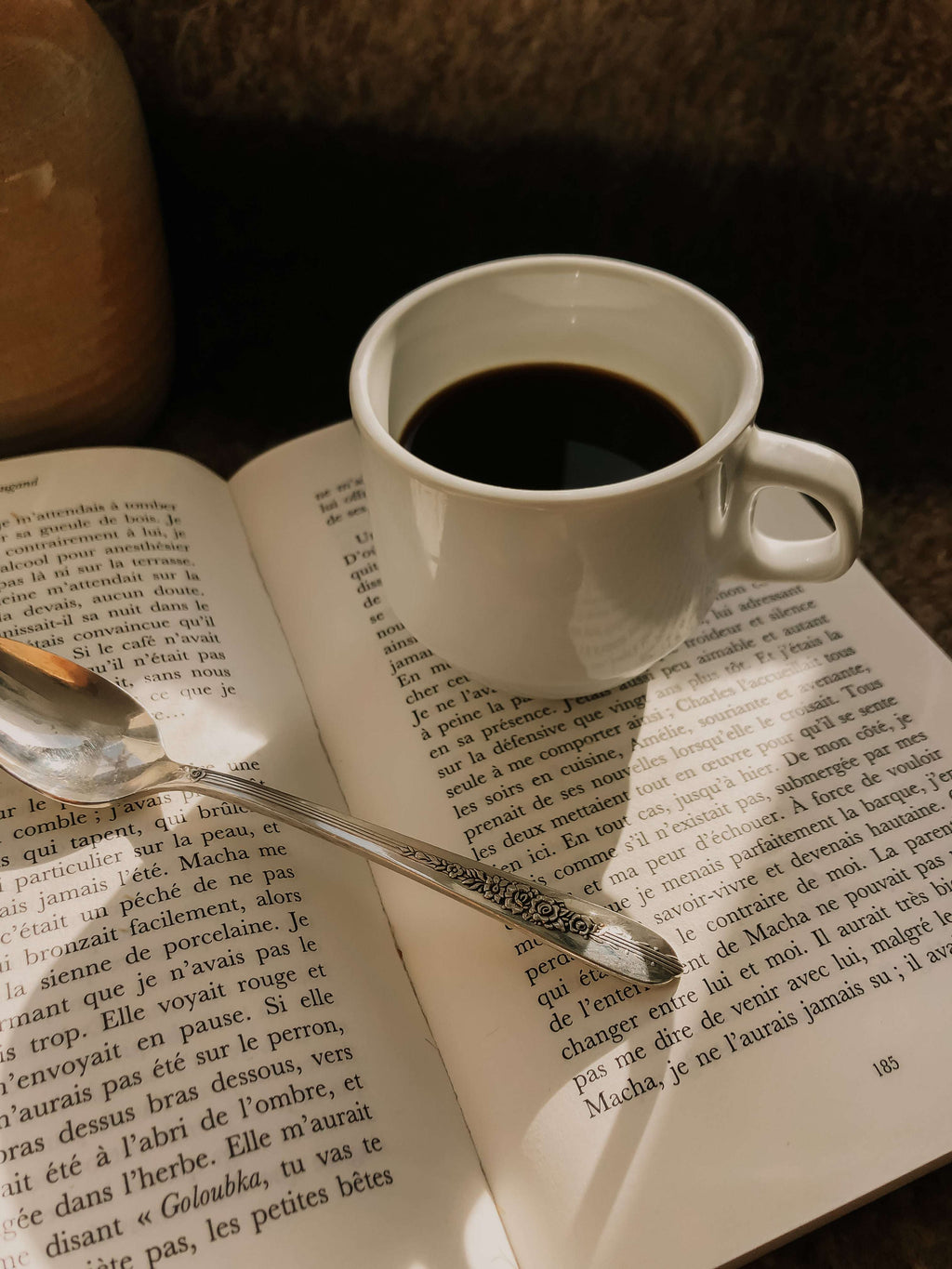 Personnalisation cuillère à café avec manche fleuri - sous le sable design - grisbleu