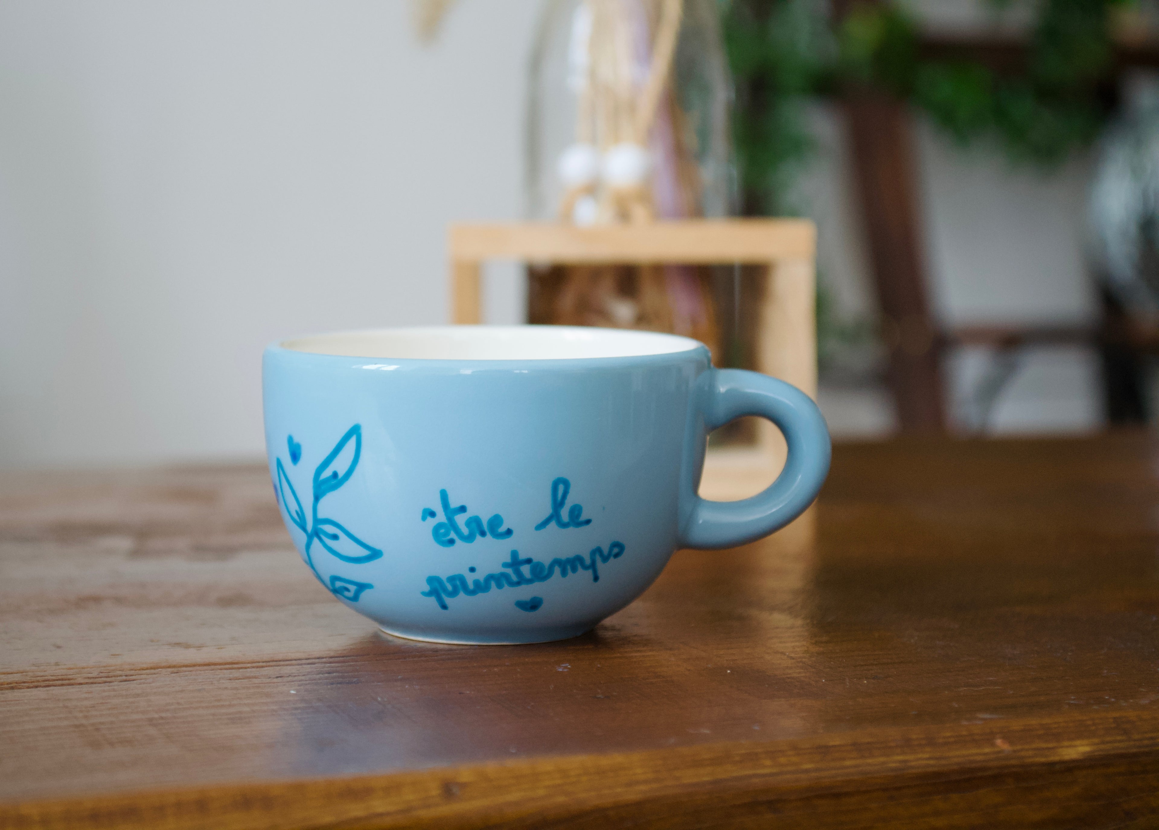 Petite tasse "être le printemps"
