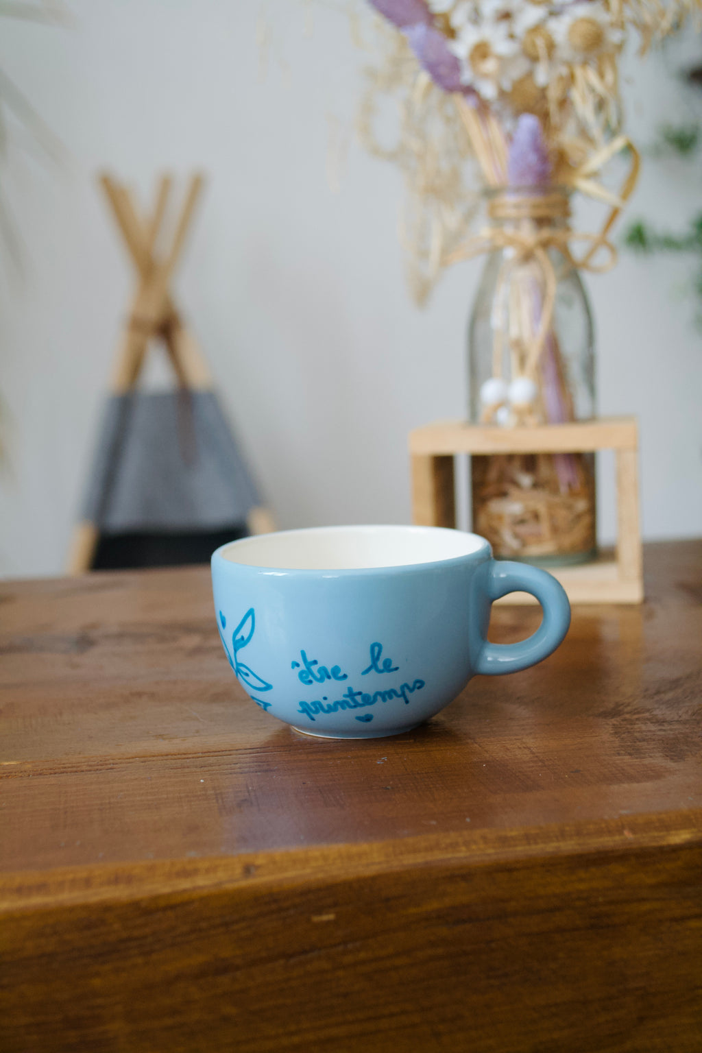 Petite tasse "être le printemps"