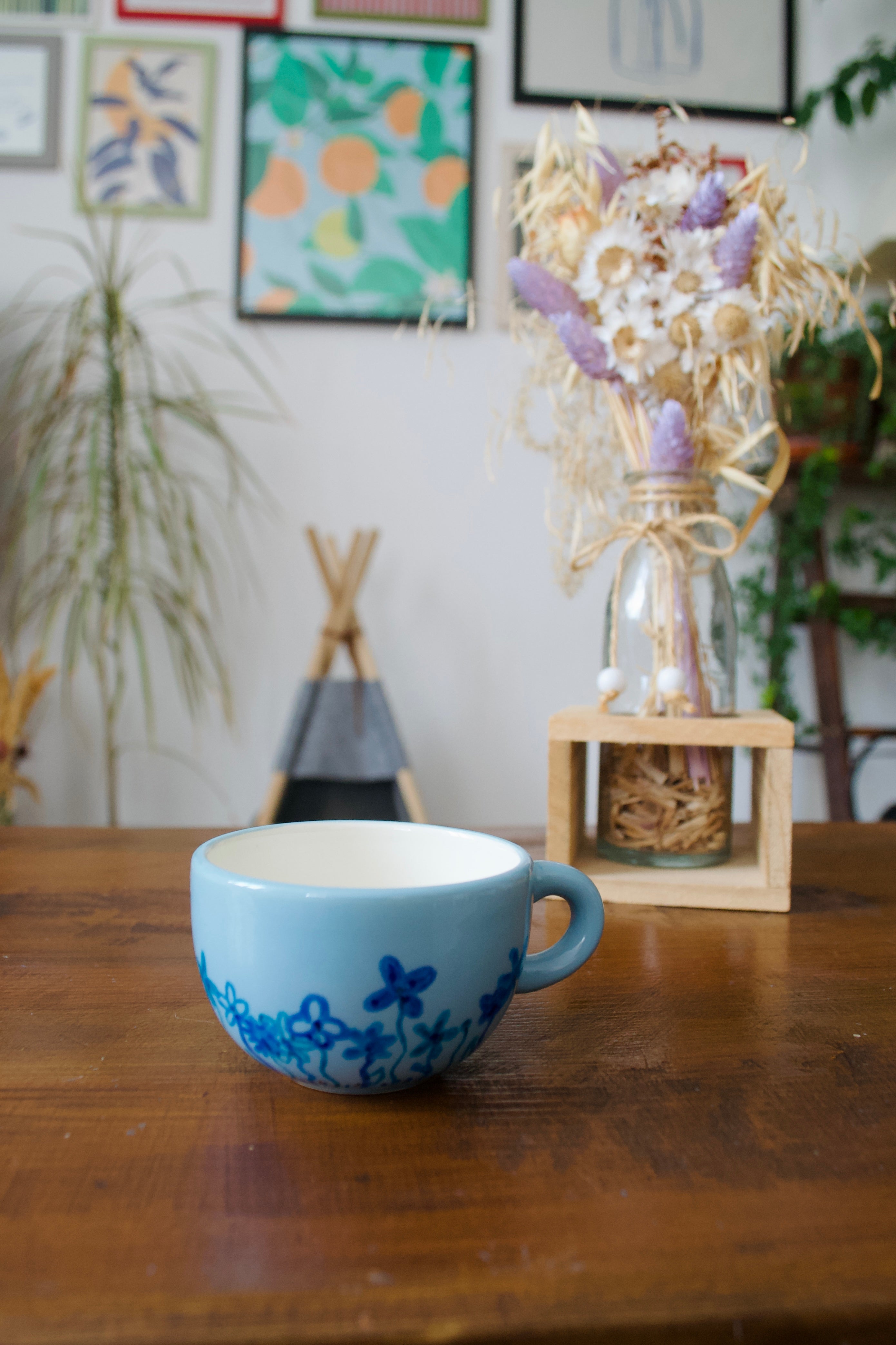 Petite tasse "fleurs fragiles"