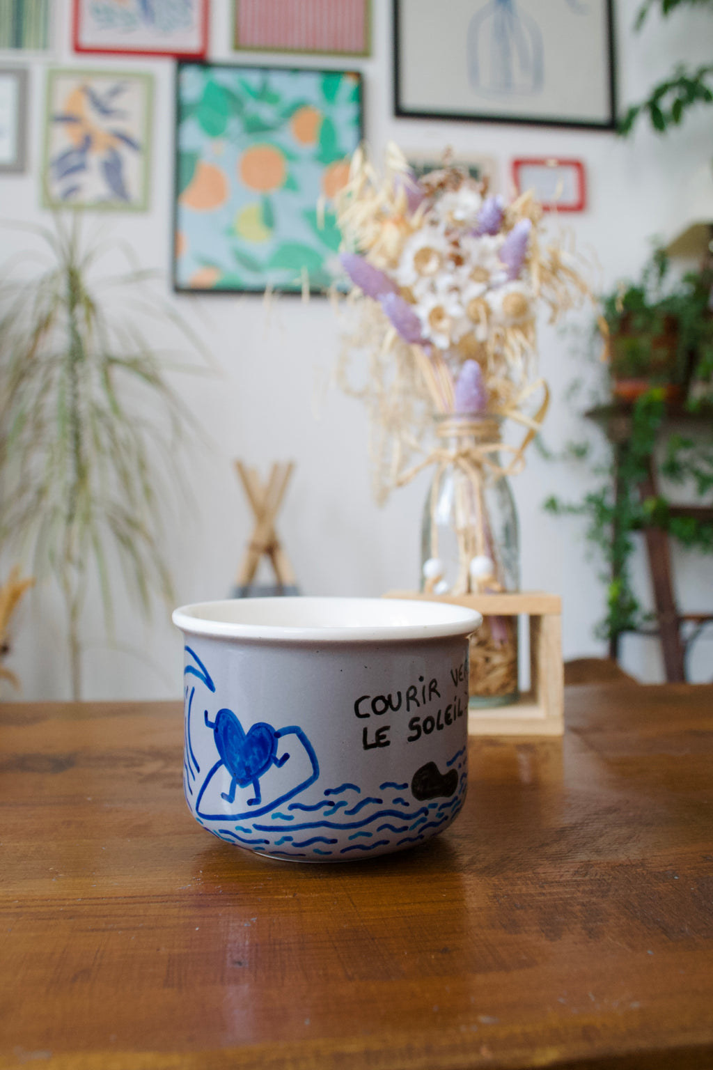 Tasse "courir vers le soleil"