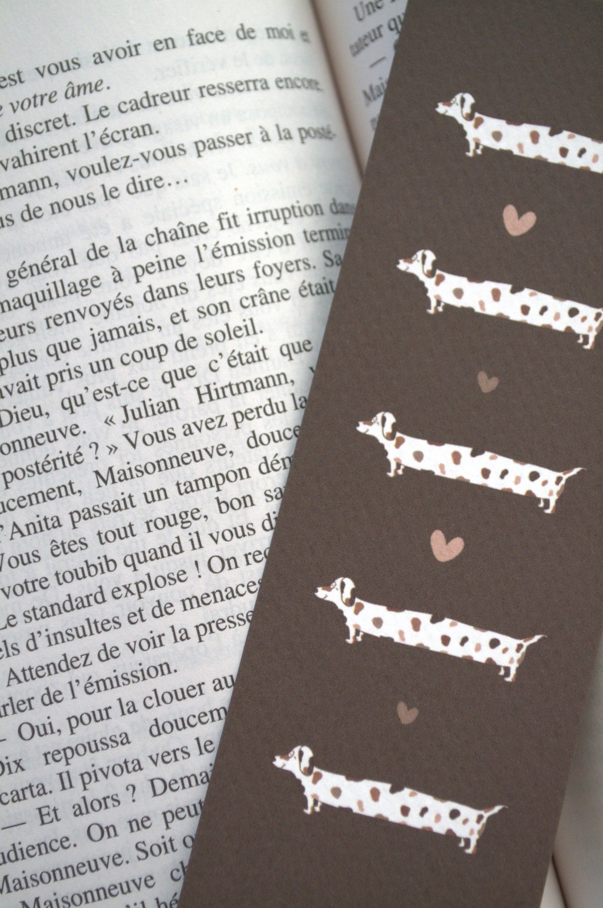 Marque-page "toutou"