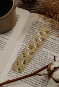 Marque-page "hiver cosy" - sous le sable design - grisbleu