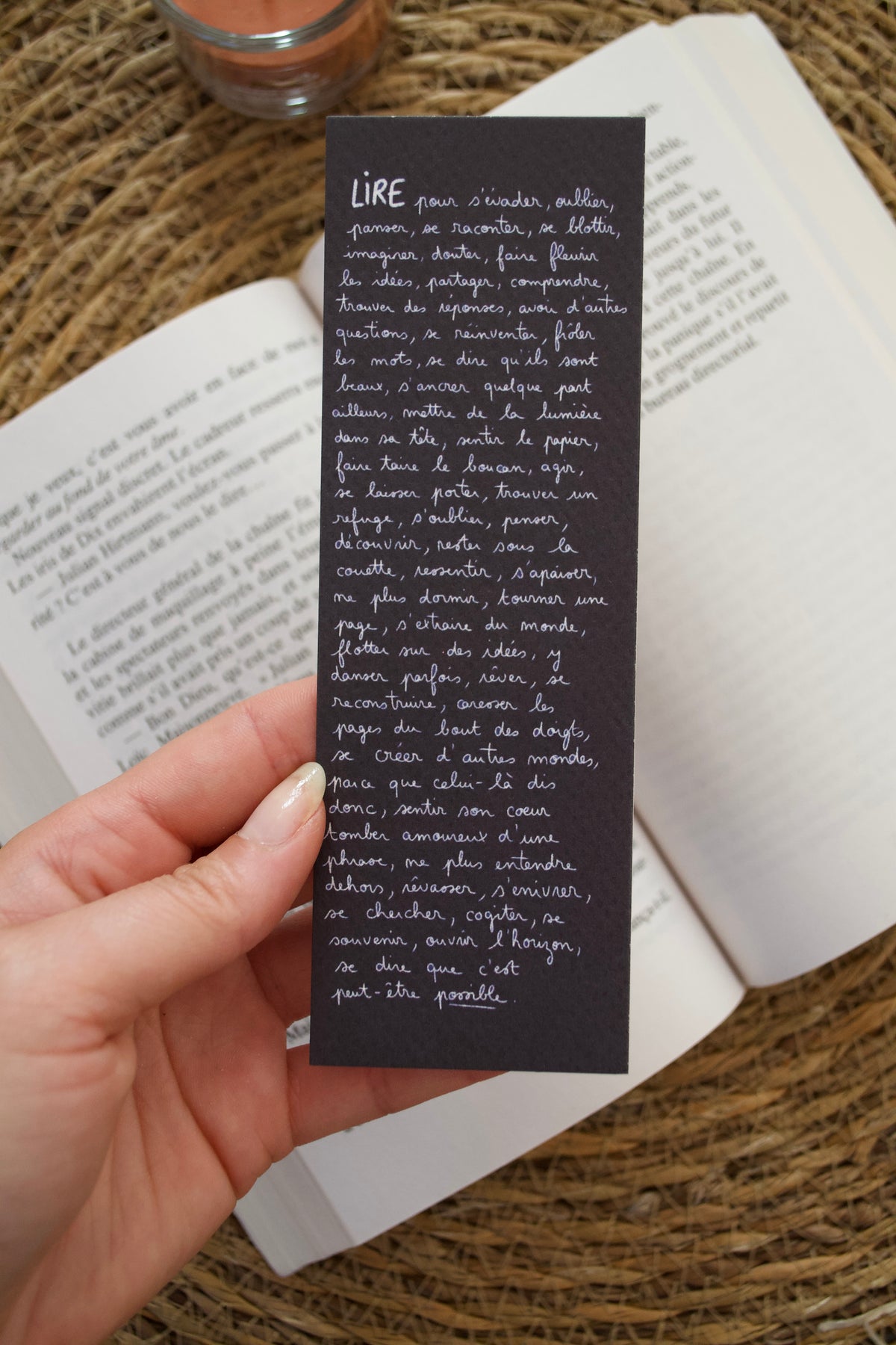 Marque-page "LIRE pour ..."