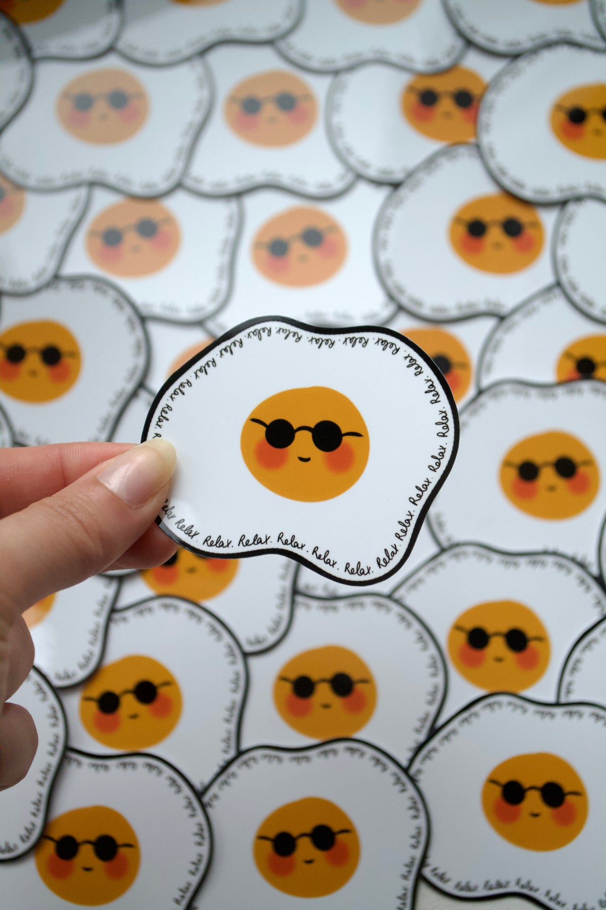 Stickers "l'œuf au calme"