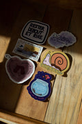 Pack de 6 stickers "jolies phrases" - sous le sable design - grisbleu