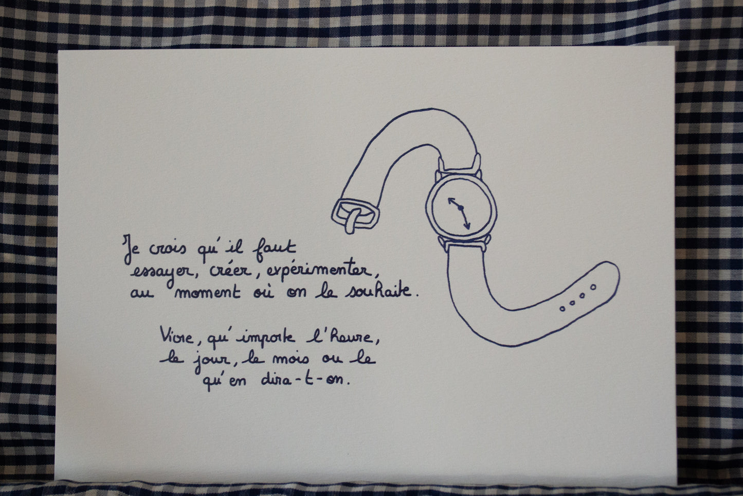 Pack de 7 illustrations poétiques GRISBLEU - sous le sable design - grisbleu