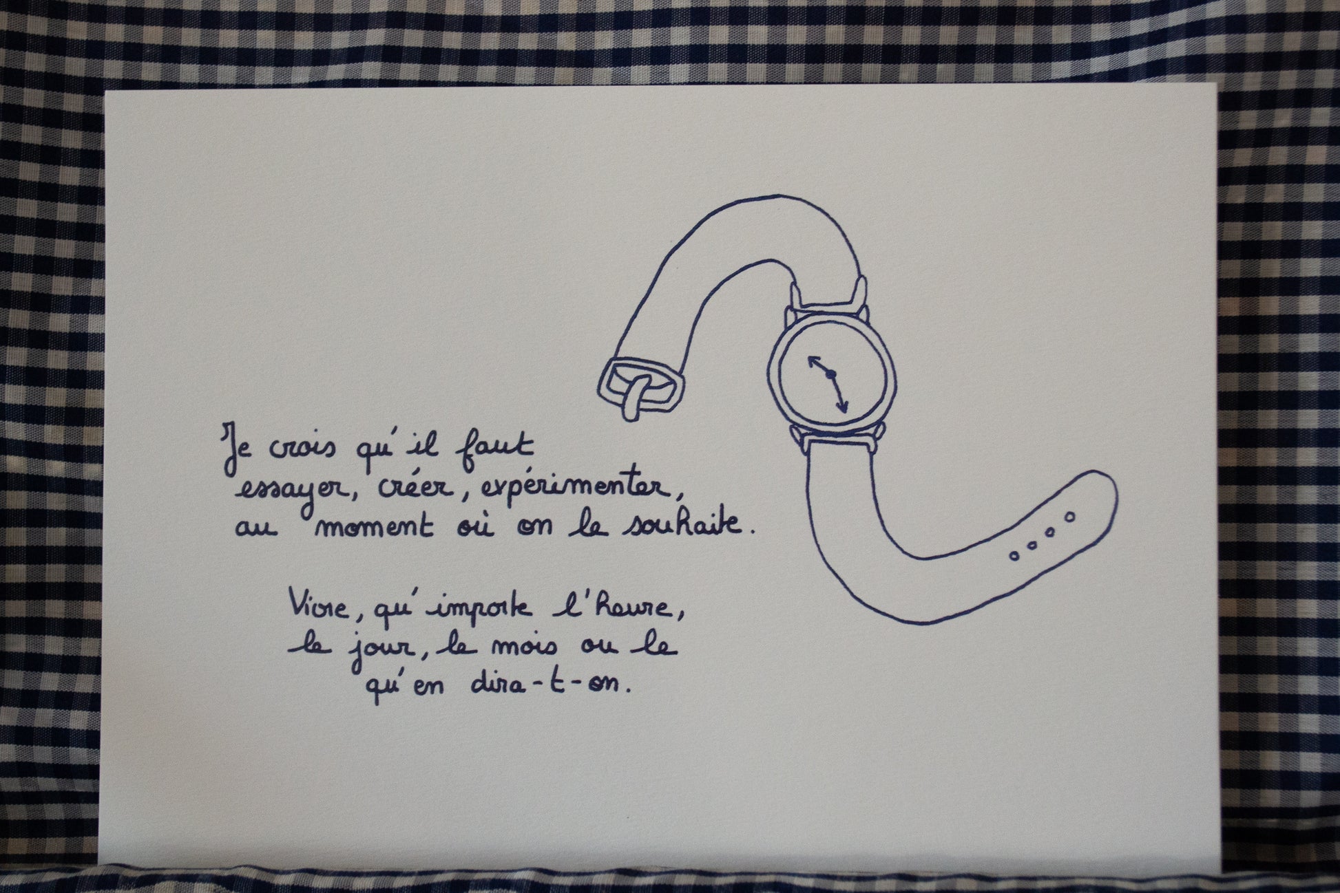 Pack de 7 illustrations poétiques GRISBLEU - sous le sable design - grisbleu