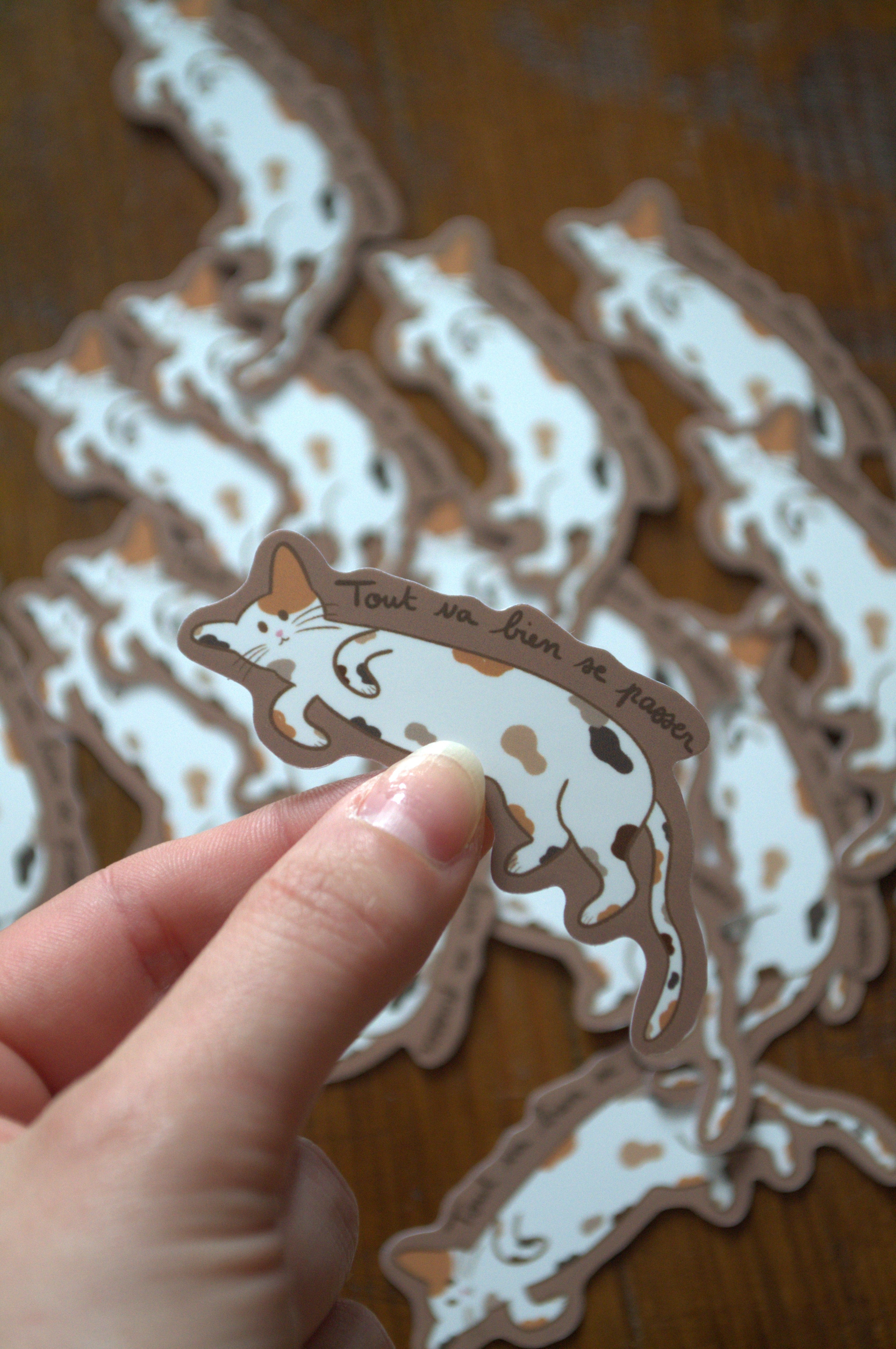 Stickers "tout va bien se passer"