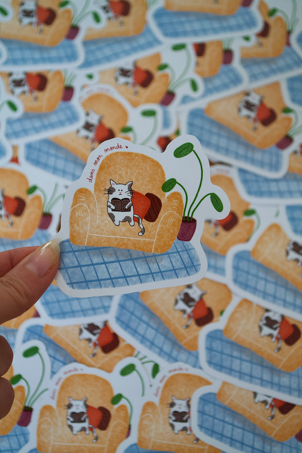 Stickers "dans mon monde"
