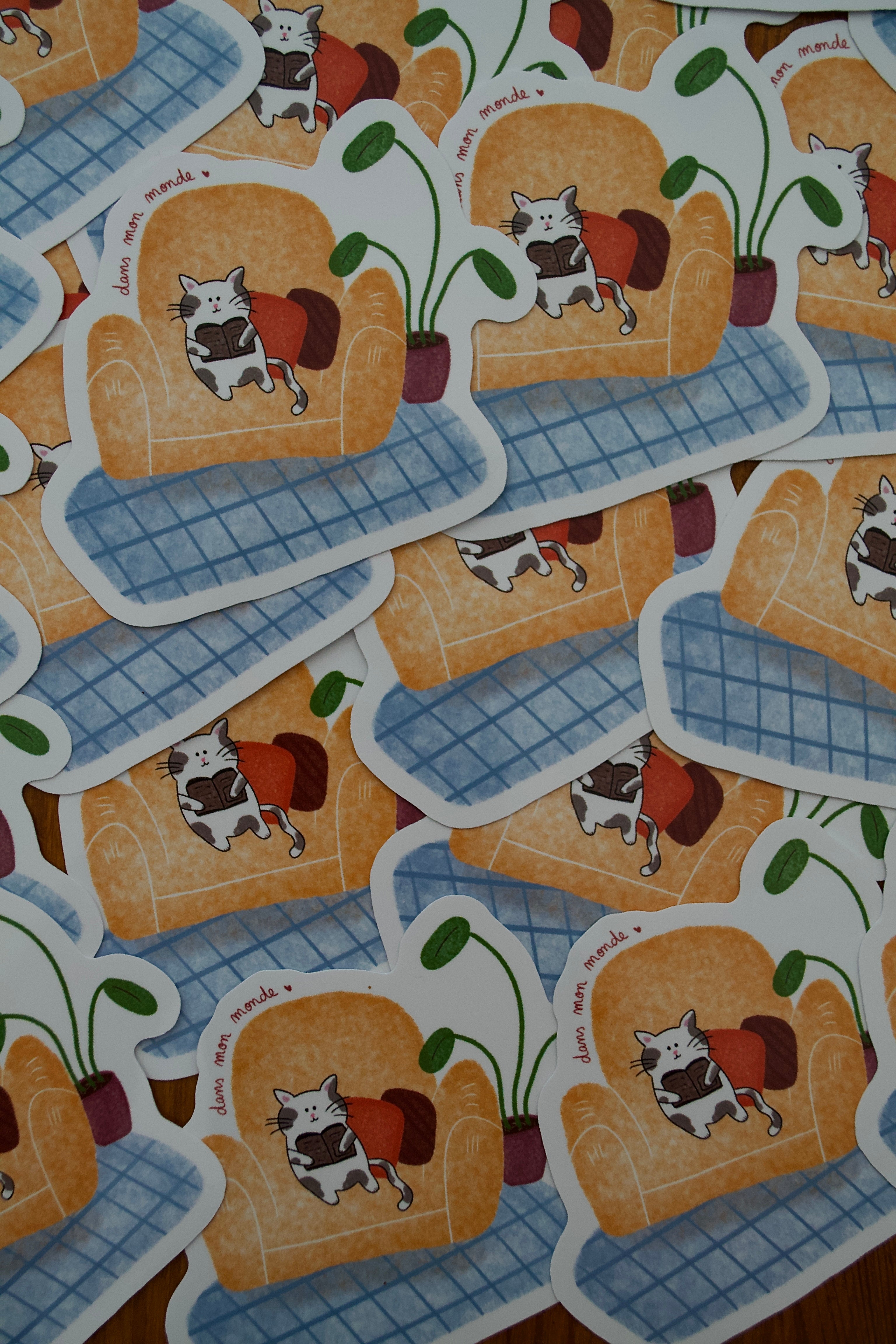Stickers "dans mon monde"
