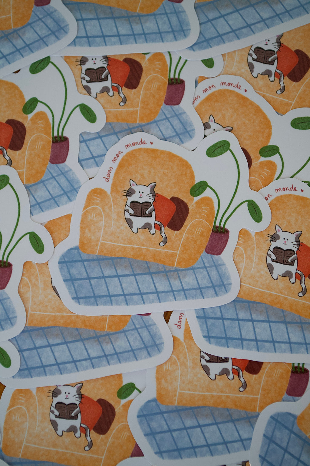 Stickers "dans mon monde"