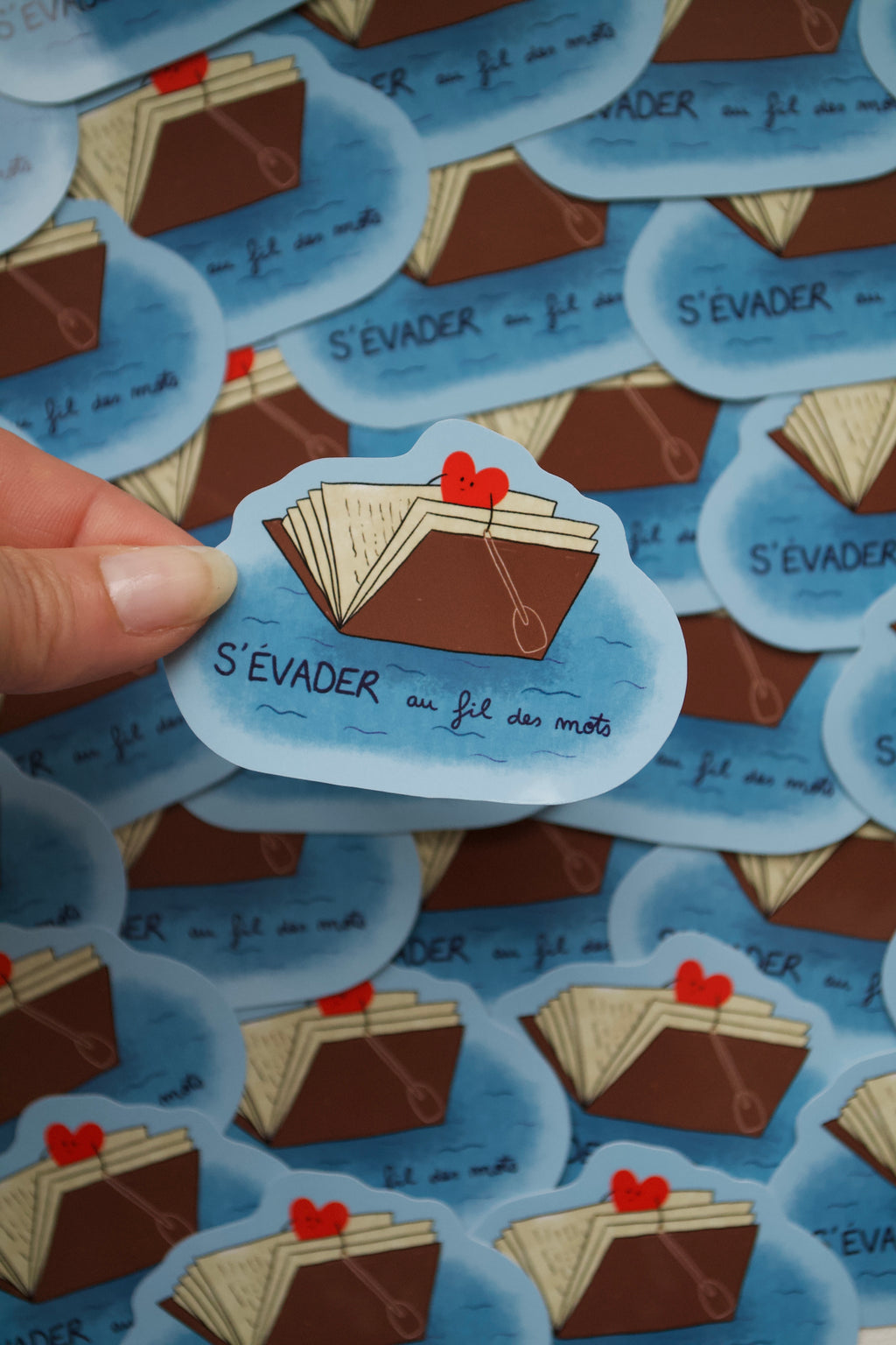 Stickers "S'EVADER au fil des mots"