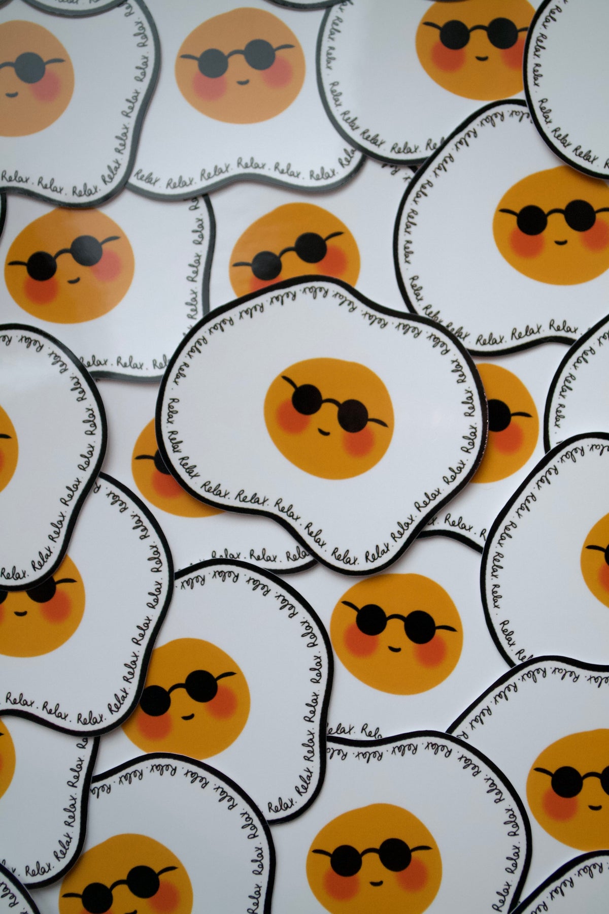 Stickers "l'œuf au calme"