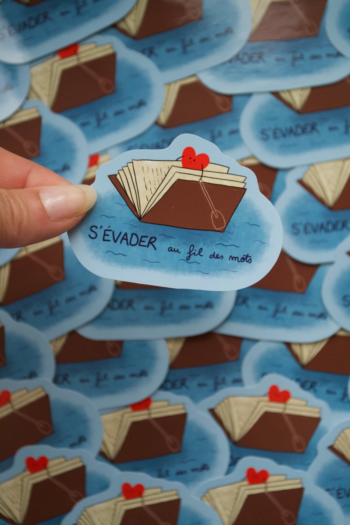 Stickers "S'EVADER au fil des mots"
