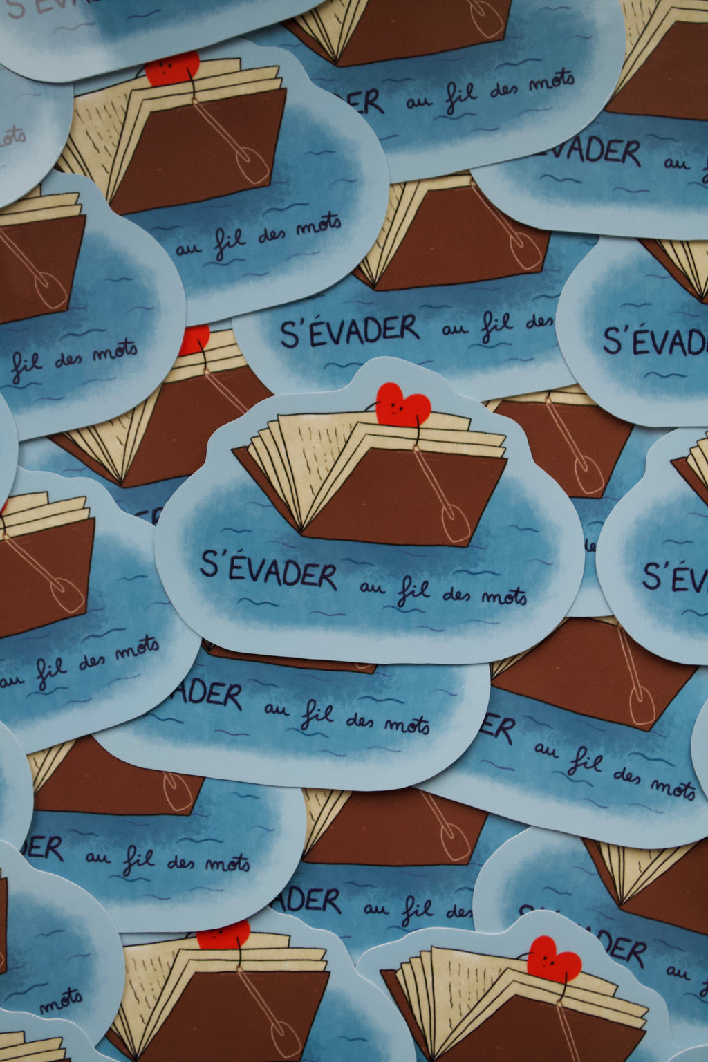 Stickers "S'EVADER au fil des mots"